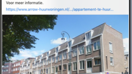 Arrow-huurwoningen.nl biedt niet-bestaande huurwoningen aan op Marktplaats en Facebook