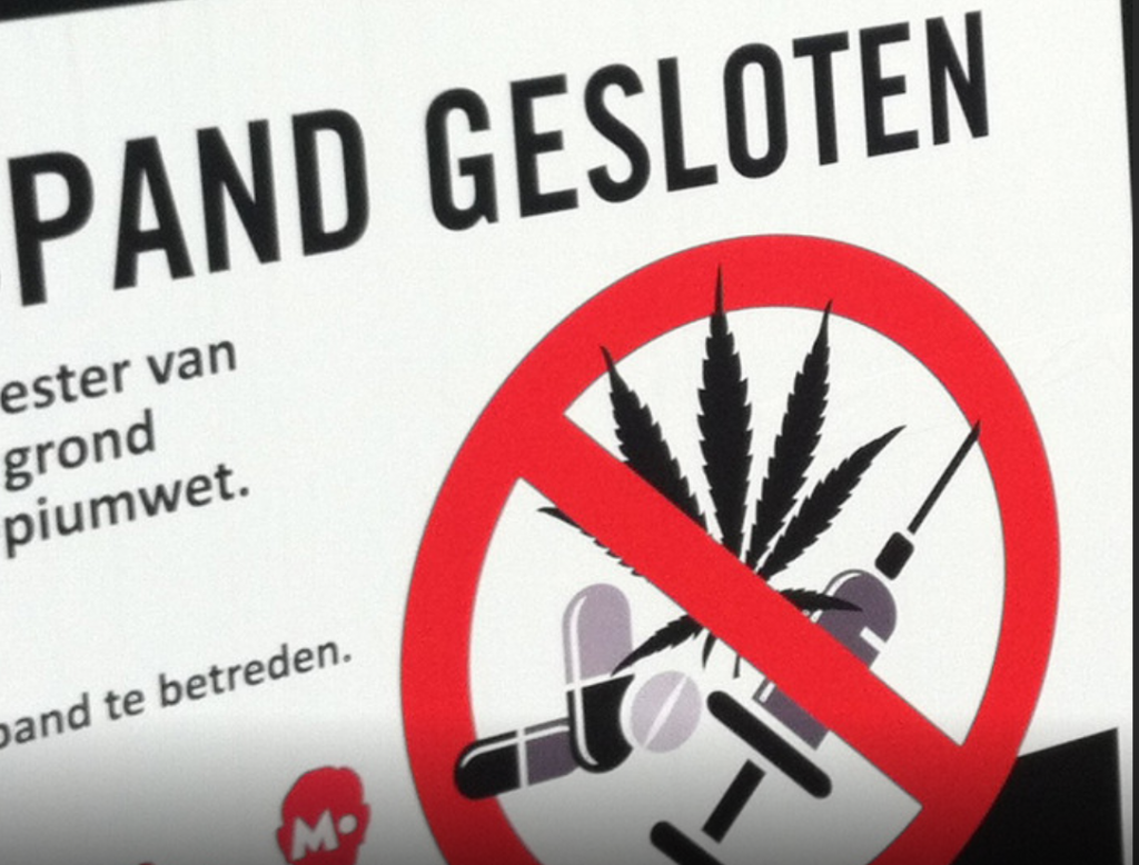 Drugsafvaldumping in bos